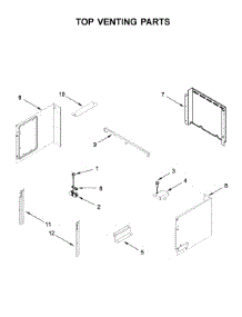 Top Venting Parts parts for Whirlpool Wall Oven/Microwave Combo WOC75EC7HS02 from AppliancePartsPros.com
