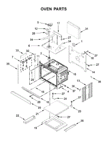Oven Parts parts for Whirlpool Wall Oven/Microwave Combo WOC75EC7HS03 from AppliancePartsPros.com