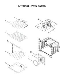 Internal Oven Parts parts for Whirlpool Wall Oven/Microwave Combo WOC75EC7HS03 from AppliancePartsPros.com