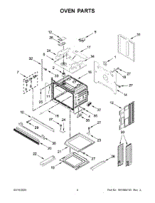 Oven Parts parts for Whirlpool Wall Oven/Microwave Combo WOC75EC7HS22 from AppliancePartsPros.com