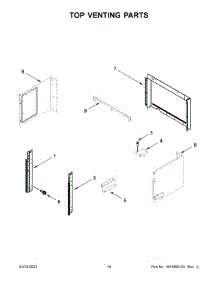 Top Venting Parts parts for Whirlpool Wall Oven/Microwave Combo WOC75EC7HS22 from AppliancePartsPros.com