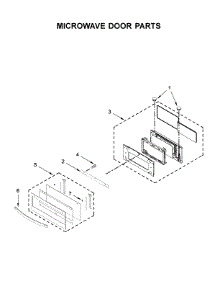 Microwave Door Parts parts for Whirlpool Wall Oven/Microwave Combo WOC75EC7HV02 from AppliancePartsPros.com