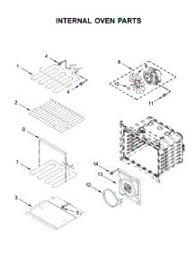 Internal Oven Parts parts for Whirlpool Wall Oven/Microwave Combo WOC75EC7HV03 from AppliancePartsPros.com