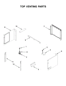 Top Venting Parts parts for Whirlpool Wall Oven/Microwave Combo WOC75EC7HV03 from AppliancePartsPros.com