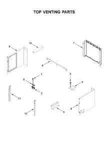 Top Venting Parts parts for Whirlpool Wall Oven/Microwave Combo WOC97EC0HZ02 from AppliancePartsPros.com
