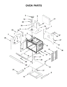 Oven Parts parts for Whirlpool Wall Oven/Microwave Combo WOCA7EC0HN02 from AppliancePartsPros.com
