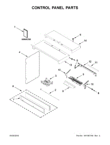 Control Panel Parts parts for Whirlpool Wall Oven/Microwave Combo WOCA7EC0HZ02 from AppliancePartsPros.com