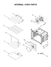 Internal Oven Parts parts for Whirlpool Wall Oven/Microwave Combo WOCA7EC0HZ02 from AppliancePartsPros.com