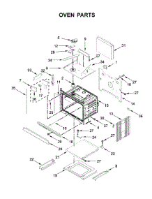 Oven Parts parts for Whirlpool Wall Oven/Microwave Combo WOCA7EC0HZ03 from AppliancePartsPros.com