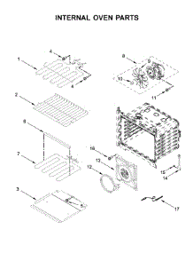 Internal Oven Parts parts for Whirlpool Wall Oven/Microwave Combo WOCA7EC0HZ03 from AppliancePartsPros.com