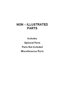 Optional Parts (Not Included) parts for Whirlpool Wall Oven/Microwave Combo WOCA7EC0HZ03 from AppliancePartsPros.com