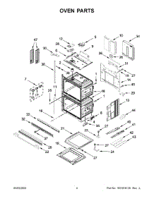 Oven Parts parts for Whirlpool Electric Wall Oven WOD51EC0HW20 from AppliancePartsPros.com