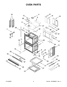 Oven Parts parts for Whirlpool Electric Wall Oven WOD51EC7HB21 from AppliancePartsPros.com
