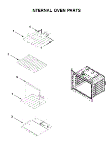 Internal Oven Parts parts for Whirlpool Electric Wall Oven WOD51EC7HS02 from AppliancePartsPros.com