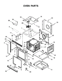 Oven Parts parts for Whirlpool Electric Wall Oven WOD51ES4ES02 from AppliancePartsPros.com