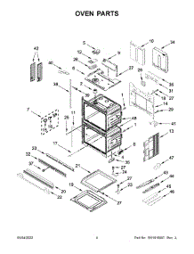 Oven Parts parts for Whirlpool Electric Wall Oven WOD77EC0HS20 from AppliancePartsPros.com