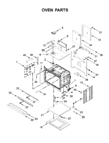 Oven Parts parts for Whirlpool Electric Wall Oven WOD77EC7HS02 from AppliancePartsPros.com