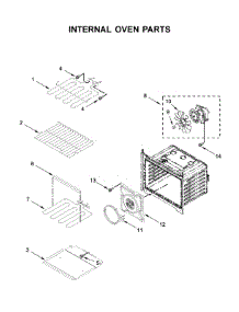 Internal Oven Parts parts for Whirlpool Electric Wall Oven WOD77EC7HS02 from AppliancePartsPros.com