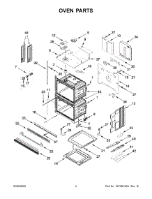 Oven Parts parts for Whirlpool Electric Wall Oven WOD77EC7HS21 from AppliancePartsPros.com