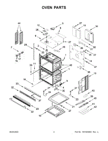 Oven Parts parts for Whirlpool Electric Wall Oven WOD77EC7HV20 from AppliancePartsPros.com