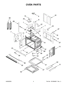 Oven Parts parts for Whirlpool Wall Oven/Microwave Combo WOEC5930LZ00 from AppliancePartsPros.com