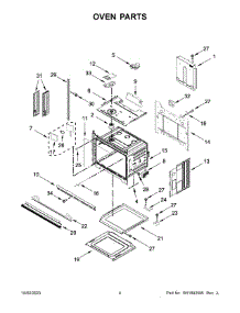 Oven Parts parts for Whirlpool Electric Wall Oven WOES3030LS01 from AppliancePartsPros.com