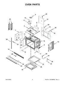 Oven Parts parts for Whirlpool Electric Wall Oven WOES5027LZ00 from AppliancePartsPros.com