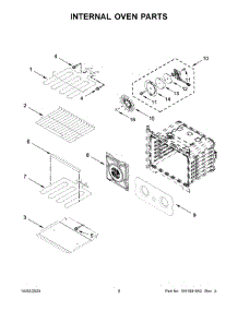 Internal Oven Parts parts for Whirlpool Electric Wall Oven WOES5030LW01 from AppliancePartsPros.com