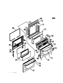 Door Assy parts for Dcs Electric Wall Oven WOS-130SS-PH-70085 from AppliancePartsPros.com