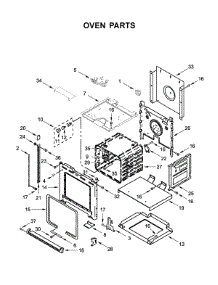 Oven Parts parts for Whirlpool Electric Wall Oven WOS11EM4EB02 from AppliancePartsPros.com