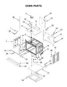 Oven Parts parts for Whirlpool Electric Wall Oven WOS31ES0JS01 from AppliancePartsPros.com