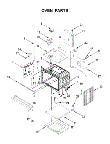 Oven Parts parts for Whirlpool Electric Wall Oven WOS31ES7JS00 from AppliancePartsPros.com