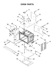 Oven Parts parts for Whirlpool Electric Wall Oven WOS72EC7HV02 from AppliancePartsPros.com