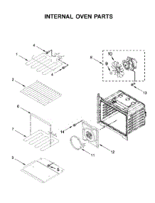 Internal Oven Parts parts for Whirlpool Electric Wall Oven WOS72EC7HV02 from AppliancePartsPros.com