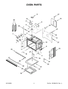 Oven Parts parts for Whirlpool Electric Wall Oven WOS72EC7HV21 from AppliancePartsPros.com