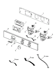 Control Panel parts for Dcs Electric Wall Oven WOU130SS-88494A from AppliancePartsPros.com