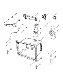 Cavity Assy parts for Dcs Electric Wall Oven WOU130SS-88494A from AppliancePartsPros.com