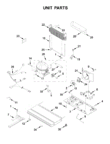 Unit Parts parts for Whirlpool Bottom-Mount Refrigerator WRF535SMHW01 from AppliancePartsPros.com