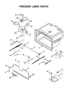 Freezer Liner Parts parts for Whirlpool Bottom-Mount Refrigerator WRF550CDHZ02 from AppliancePartsPros.com