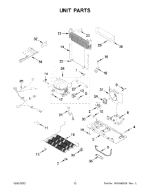 Unit Parts parts for Whirlpool Refrigerator WRF555SDFZ16 from AppliancePartsPros.com