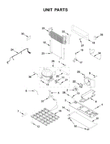 Unit Parts parts for Whirlpool Bottom-Mount Refrigerator WRF767SDHZ01 from AppliancePartsPros.com