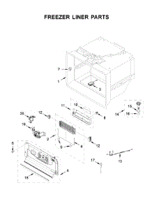 Freezer Liner Parts parts for Whirlpool Bottom-Mount Refrigerator WRF954CIHZ02 from AppliancePartsPros.com