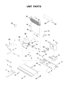 Unit Parts parts for Whirlpool Bottom-Mount Refrigerator WRFA35SWHN01 from AppliancePartsPros.com