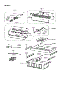 F-Room parts for Winia Bottom-Mount Refrigerator WRFS26DWCE from AppliancePartsPros.com