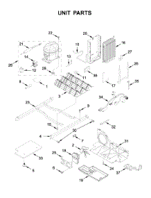 Unit Parts parts for Whirlpool Side-By-Side Refrigerator WRS311SDHM01 from AppliancePartsPros.com