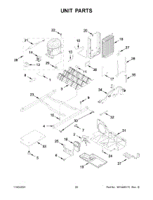 Unit Parts parts for Whirlpool Side-By-Side Refrigerator WRS311SDHM04 from AppliancePartsPros.com