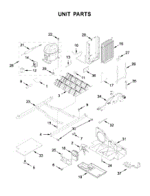 Unit Parts parts for Whirlpool Side-By-Side Refrigerator WRS311SDHM05 from AppliancePartsPros.com