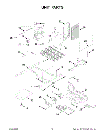 Unit Parts parts for Whirlpool Side-By-Side Refrigerator WRS311SDHM09 from AppliancePartsPros.com