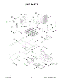 Unit Parts parts for Whirlpool Side-By-Side Refrigerator WRS311SDHM0A from AppliancePartsPros.com