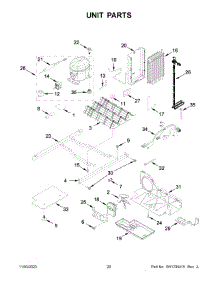 Unit Parts parts for Whirlpool Side-By-Side Refrigerator WRS311SDHM11 from AppliancePartsPros.com